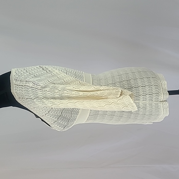 Guinevere Anthropologie women XS crochet 3/4 sleeve smocked waist lace - Picture 4 of 6